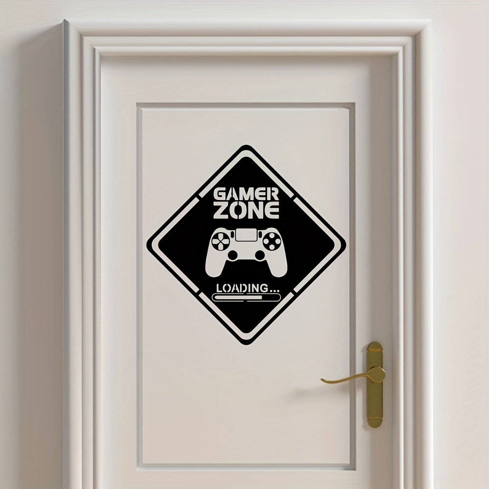 1szt Naklejka na drzwi Gamer Z – Gaming Accessories For Room recenzja i cena