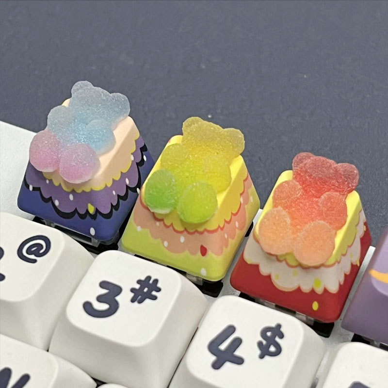Nakładki na klawisze Bear z po – Gaming Accessories Aesthetic recenzja i cena
