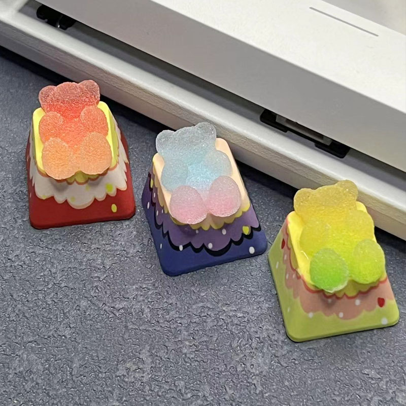 Nakładki na klawisze Bear z po – Gaming Accessories Aesthetic recenzja i cena