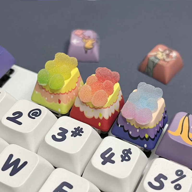 Nakładki na klawisze Bear z po – Gaming Accessories Aesthetic recenzja i cena